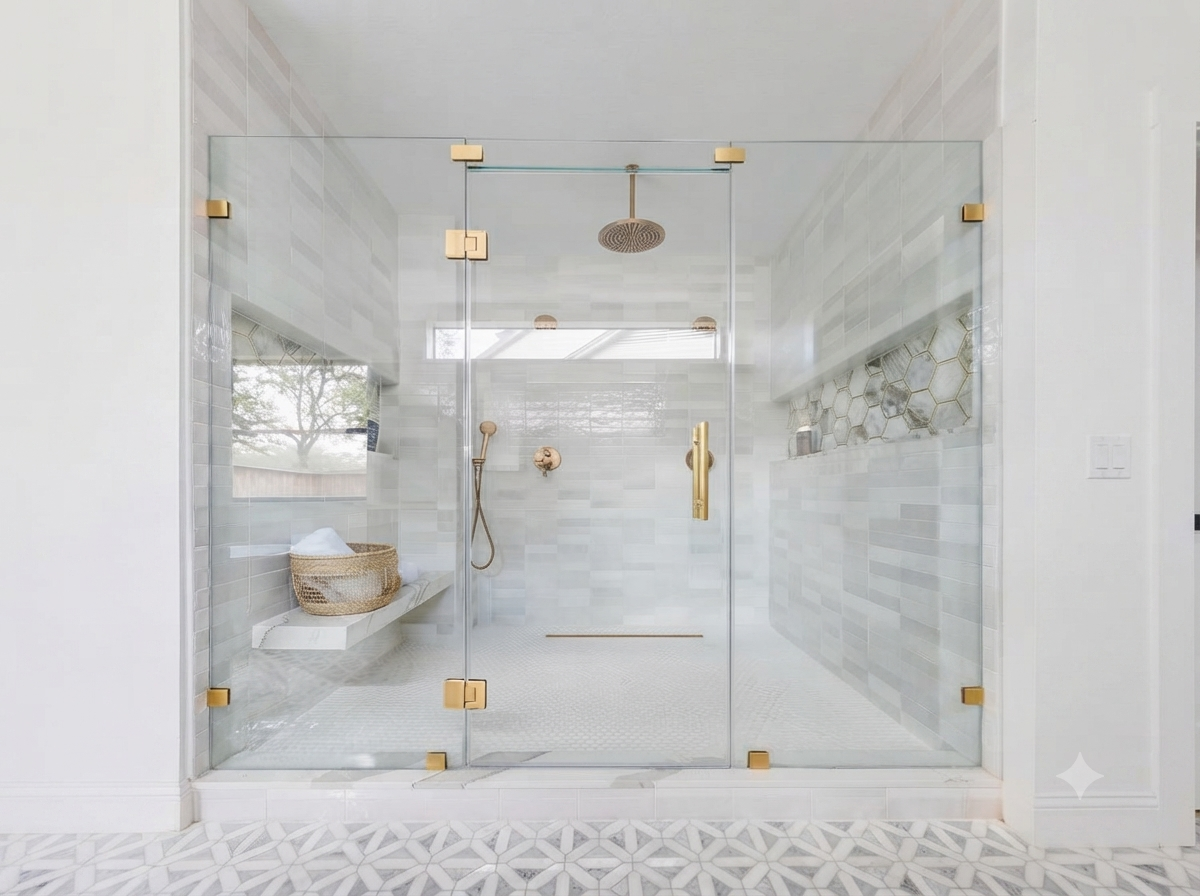 Frameless Shower Doors in Fort Lauderdale, FL | Custom Glass Installation