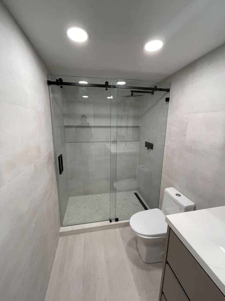 Shower door measurement process